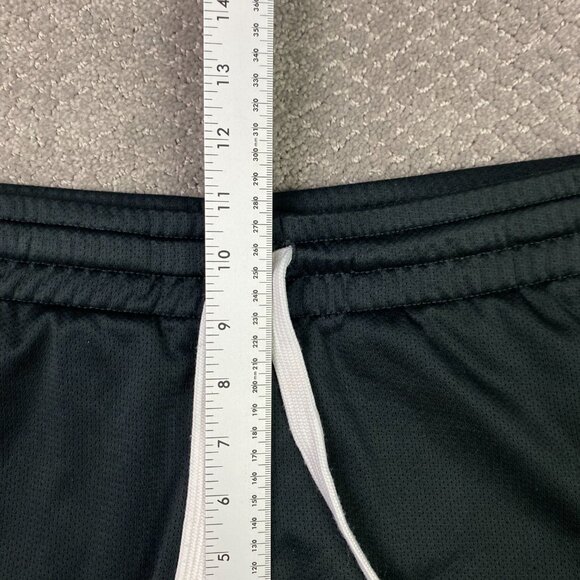 Vintage Y2K Nike Track Pants Mens Medium Black Red Sweatpants Gym Running Tricot - Picture 11 of 14